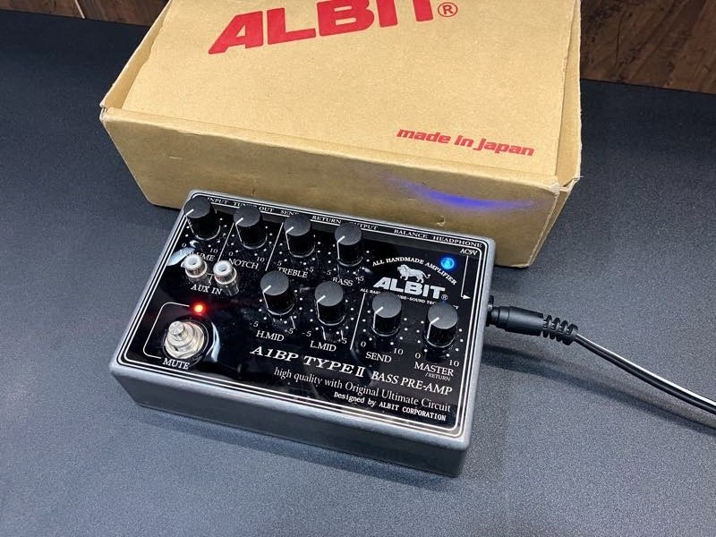 ALBIT A1BP Type II 4-Band Active Tone Control Audio Equalizer Used