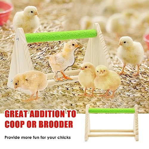 with Chick Perch,flip Top Poultry Feeder, 1l Chick Brooder Box Starter Kit