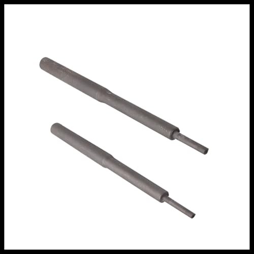 2pcs Dark Gray Universal Valve Guide Remover Grinding Stick Lapping Tool for