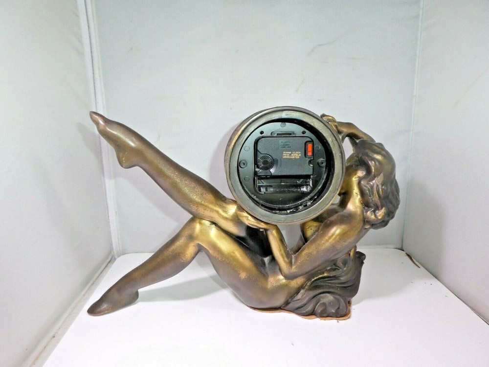 VINTAGE SARSAPARILLA FRANKART NUDE CLOCK