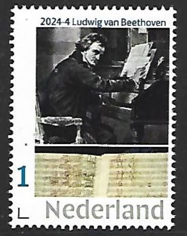 Netherlands 2024-4   Ludwig van Beethoven   mnh u