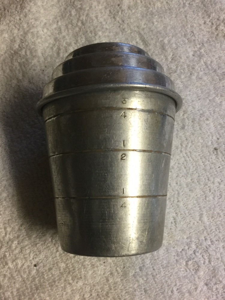 Vintage Marathon Aluminum Measuring Cup