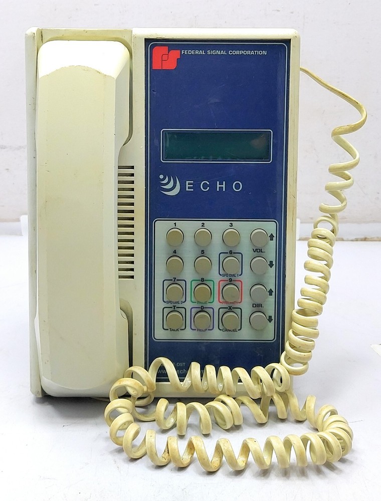 Federal Signal Corporation ECHO Wall Mount Intercom Stations E-DSM