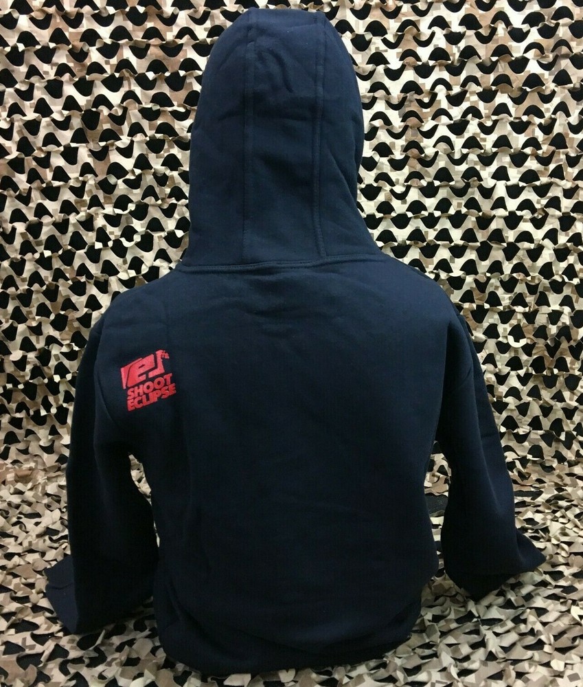 NEW MEDIUM Planet Eclipse Highrise Hooded Sweatshirt - Navy