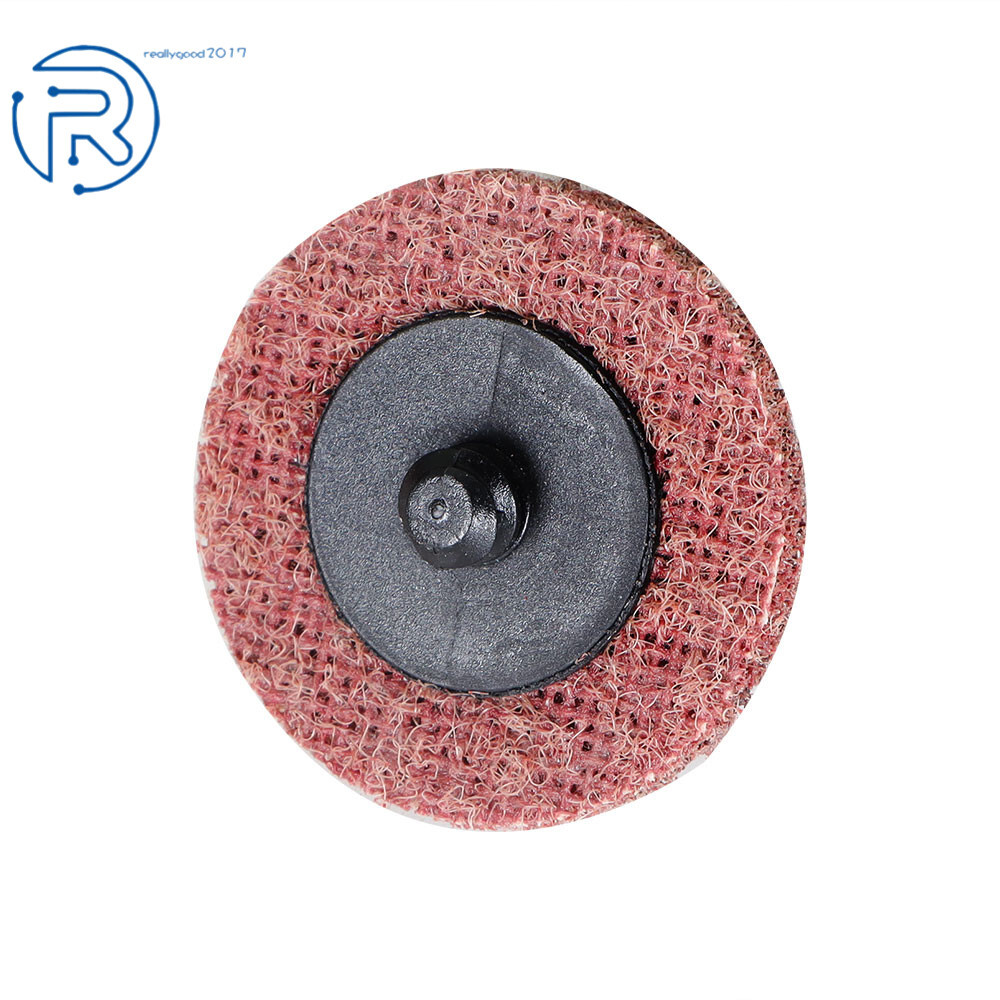 50Pcs 2Inch Medium Surface Conditioning Discs Roll Lock Grinder Sanding Pads