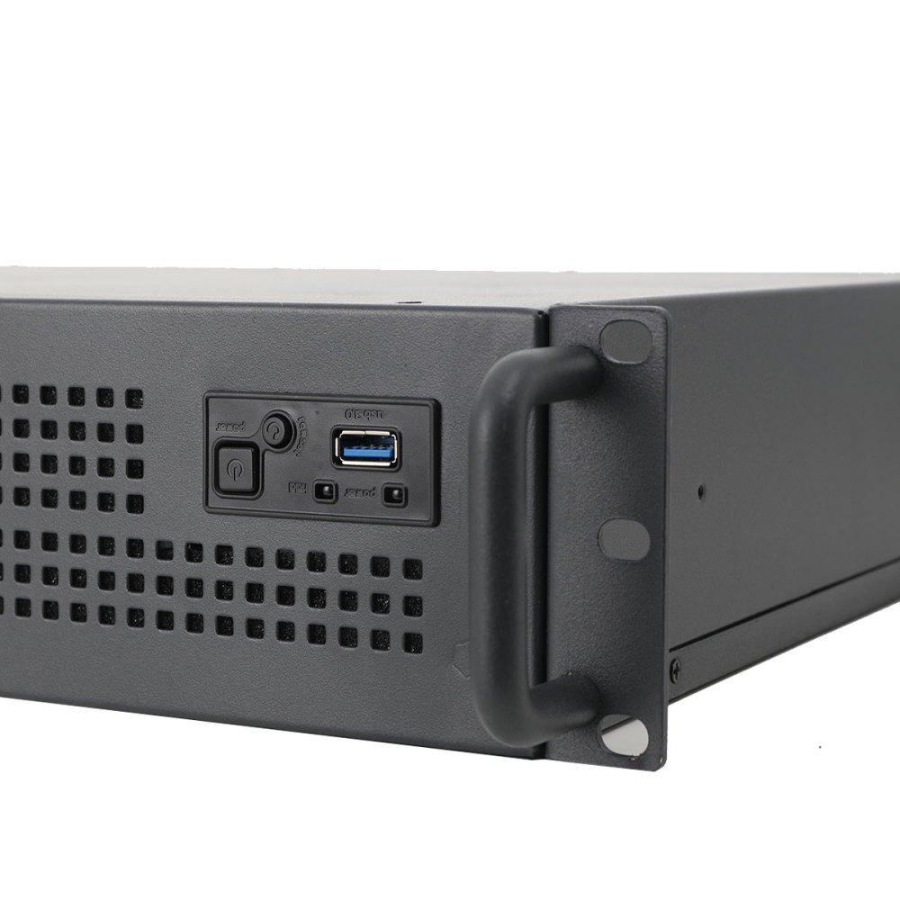 2U Server Rack Cabinet Network Chassis Rackmount Computer Case Enclosure ITX ATX