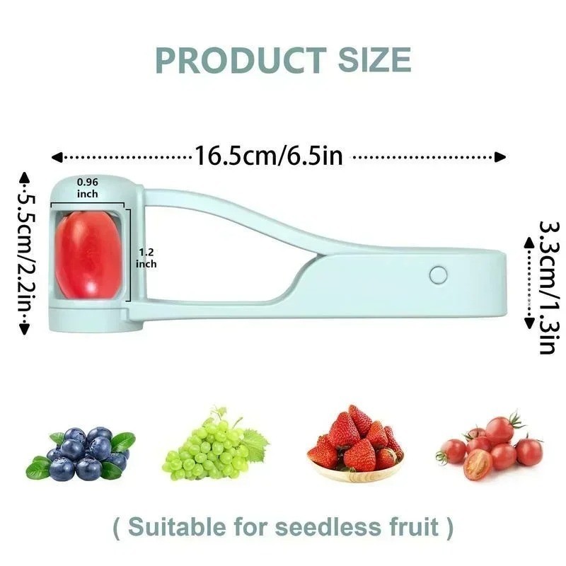 Tomato Slicer Cutter Grape Tools Cherry Fruit Salad Splitter Artifact for Toddle