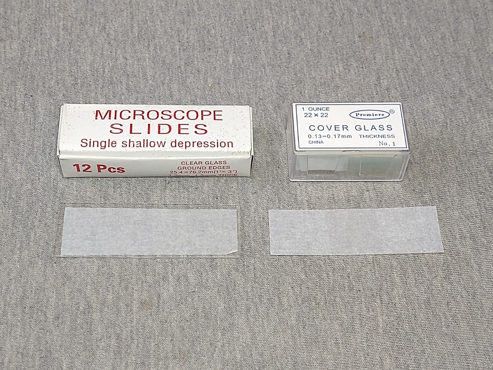 Premiere Microscope Cover Glass No.1 & Microscope Slides ~ TS