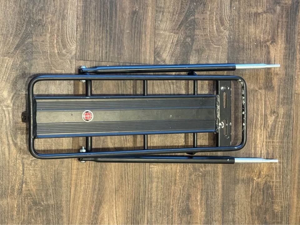 Schwinn Lightweight Adjustable Rear Bicycle Rack - Black