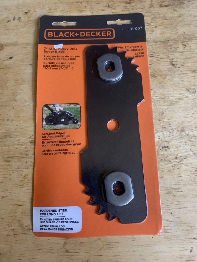 Heavy Duty Edger Blade Black Decker Replacement Blade 7-1/2" EB-007 NEW