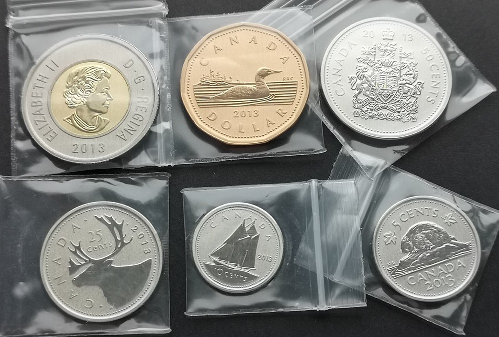 *** CANADA  2013  SPECIMEN  COINS  SET ***