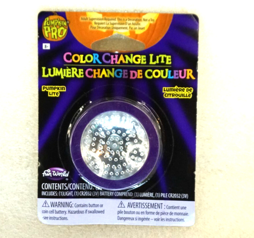 Pumpkin PRO Color Change Lite Lighted Pumpkin Light Battery Operated