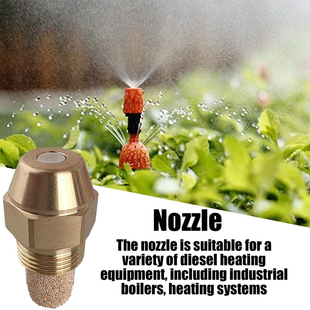 Nozzle for Oil Burner 60 Degree Waste Oil Burner Nozzle 0.35 GPH easy to use