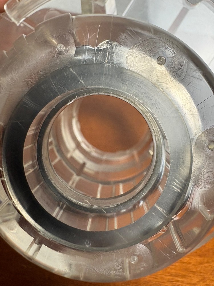 Popeil Automatic Pasta Maker P400 Replacement Front Housing Chamber - Clear