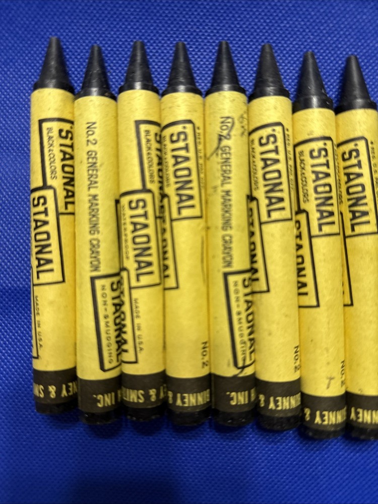 Crayola Extra Large Marking Crayons Staonal No. 2 General Black 8 Count