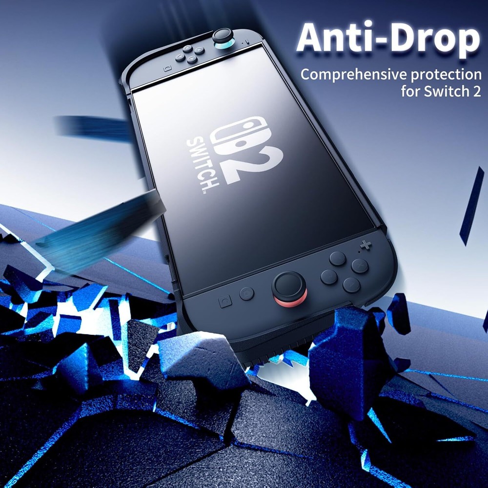 For Nintendo Switch 2 Case with Screen Protector - Dockable Shockproof Cover