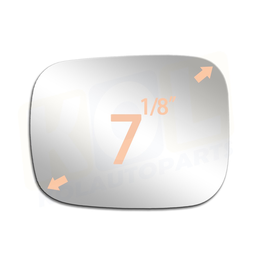 Outside Mirror Glass Replace For 2007 2008 2009 Volvo Xc90 Driver Left Side Flat