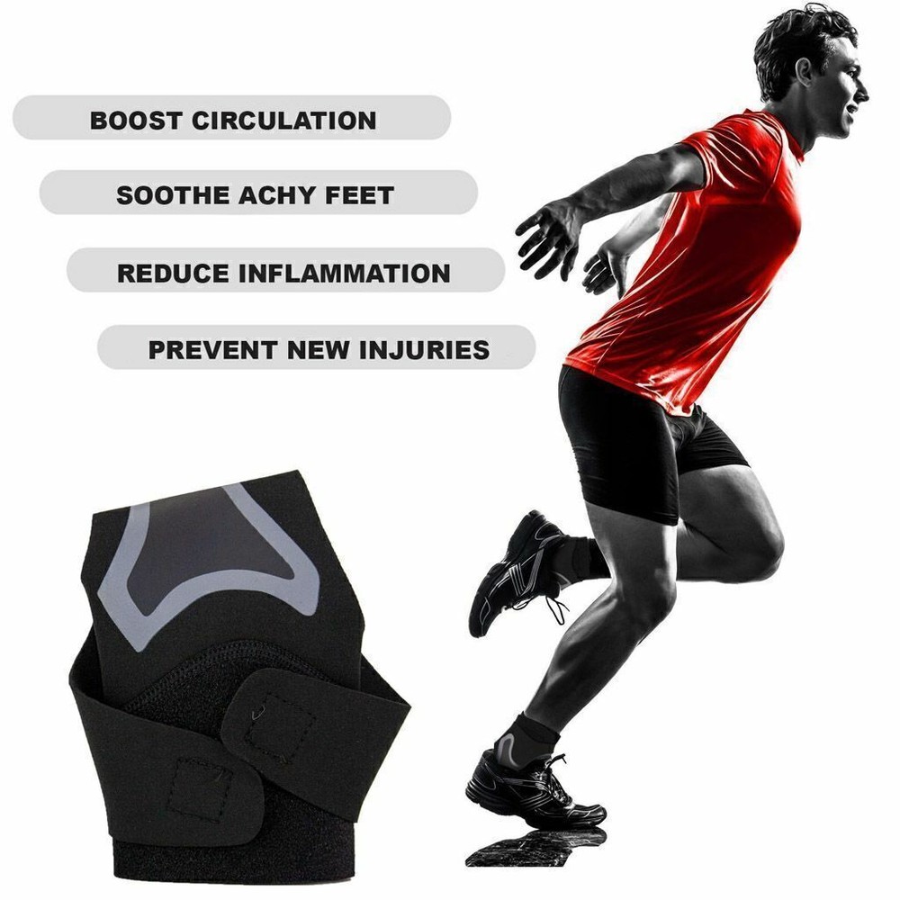 Foot Brace Ankle Support Strap Compression Pain Relief Elastic Bandage Foot Wrap