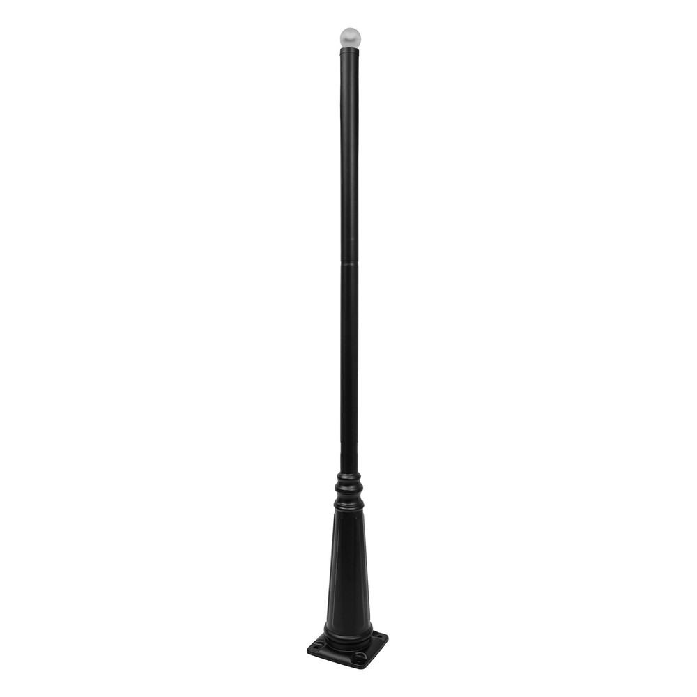 2.3 Meters Outdoor Split-type Light Post With Sturdy Ground Cage For Sidewalks
