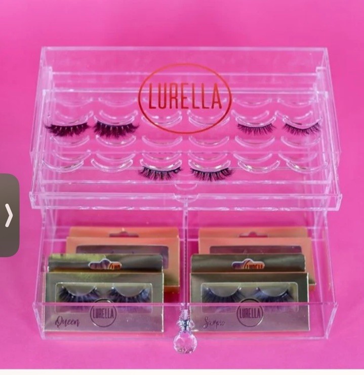 Eyelash Storage Crystal Display Lurella🌸❤️🌟💋🌸❤️💄 Eyelash Not Included