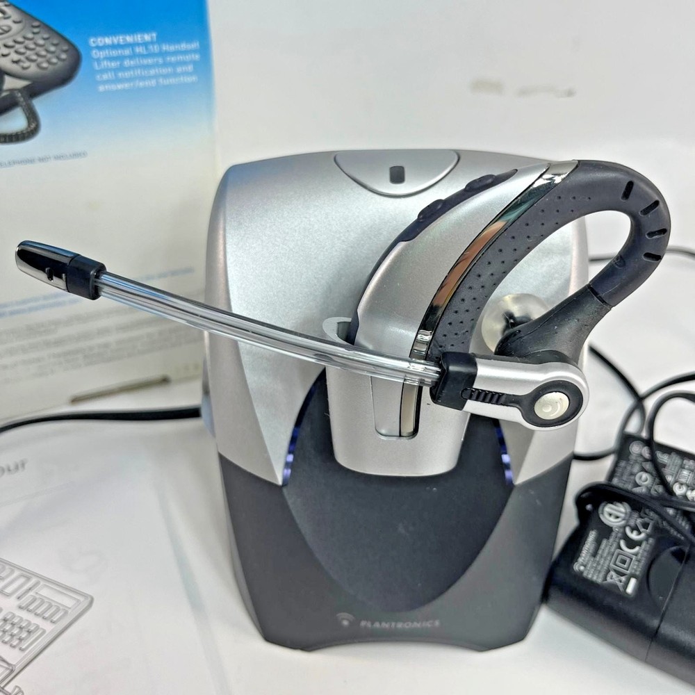 Plantronics CS70N Wireless Headset System DECT Office Phone Noise Cancel