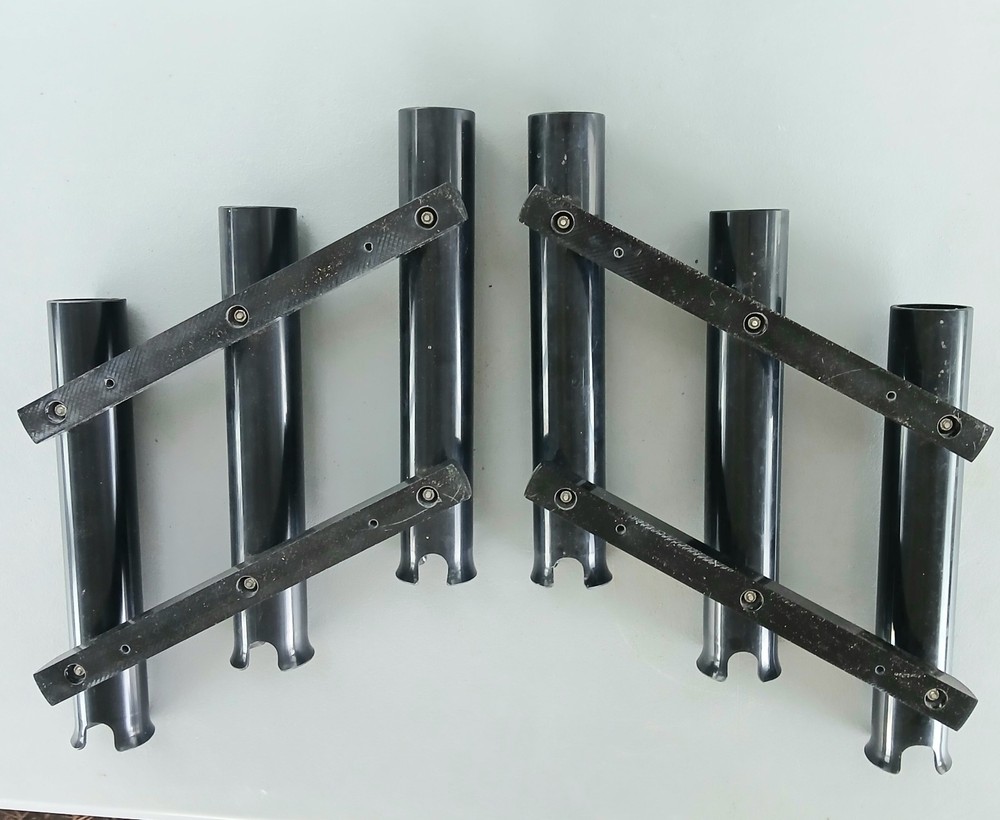 USED CUSTOM ROD HOLDERS - HEAVY DUTY! & ADJUSTABLE!
