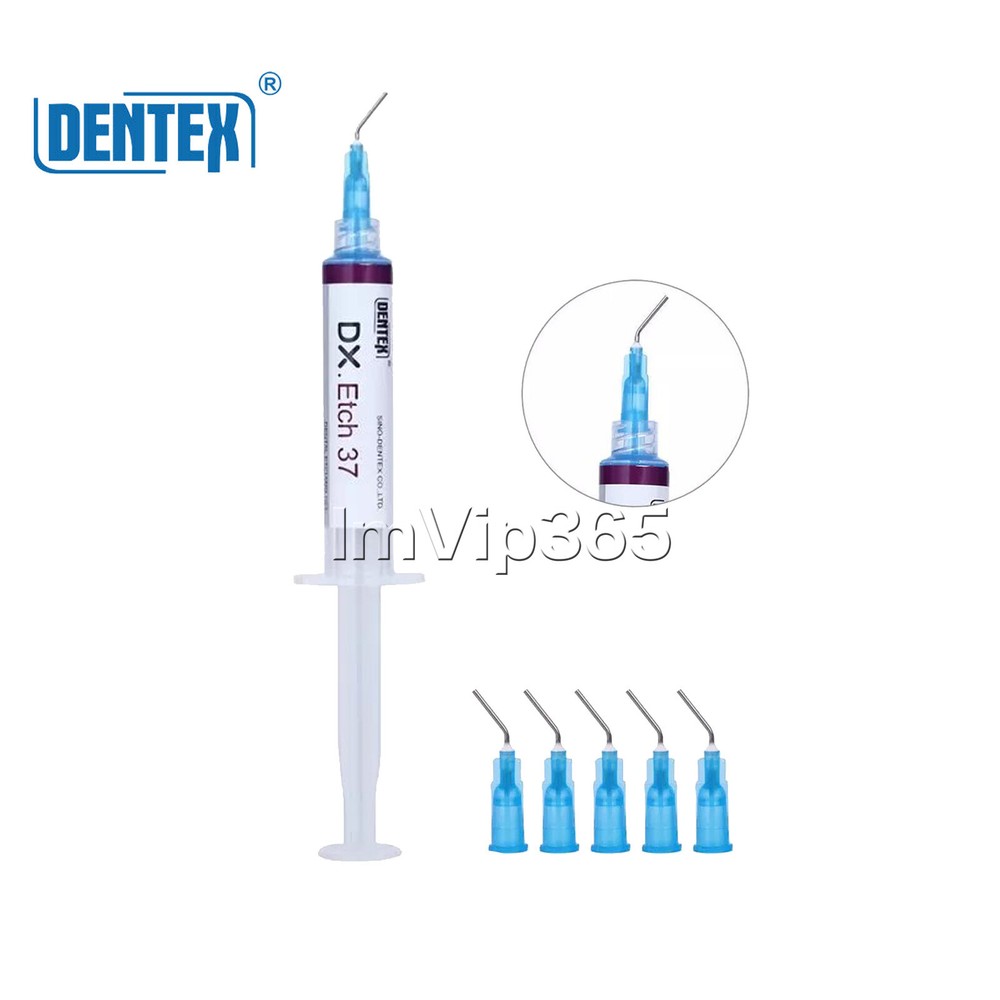 Fresh Dentex Dental Etching Gel Etchant 37% 5 ml/syringe DX Etch 37