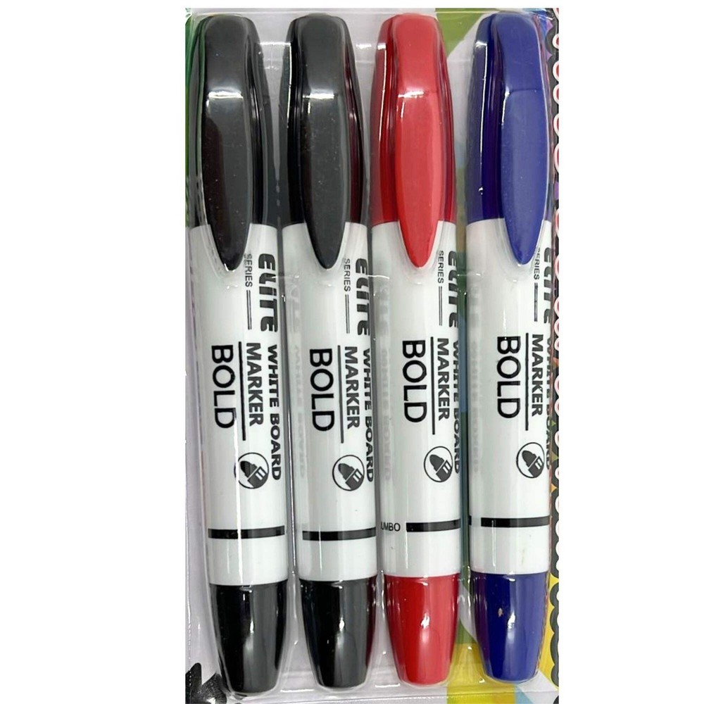 Permanent Color Markers: 4CT