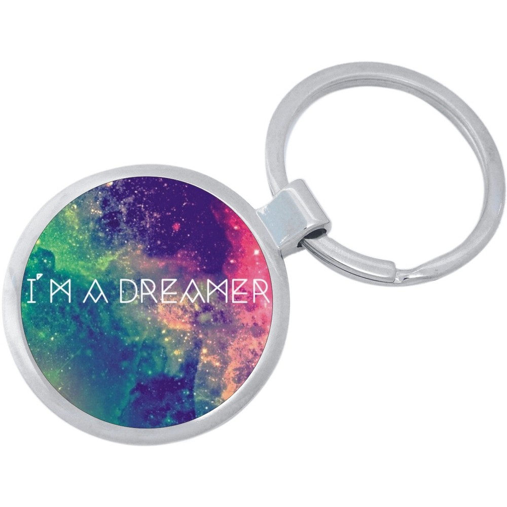 I'm A Dreamer Keychain - Includes 1.25 Inch Loop for Keys or Backpack