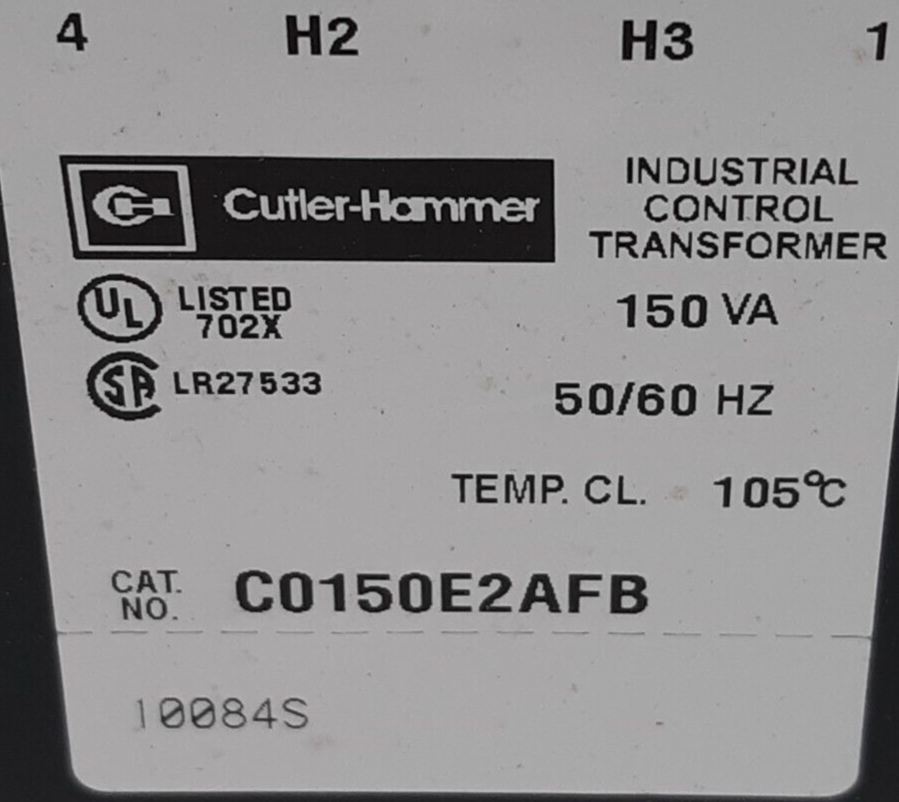 Cutler-Hammer C0150E2AFB Control Transformer