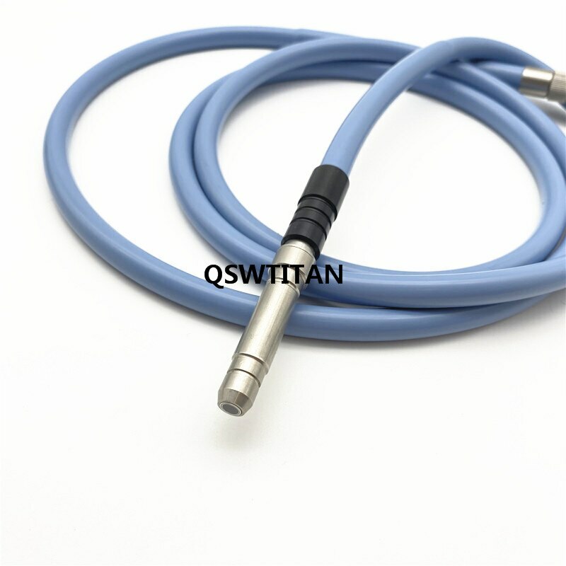 Silicone cable Endoscop Fiber 1.8m-3m Light Source Microscope Guide interface