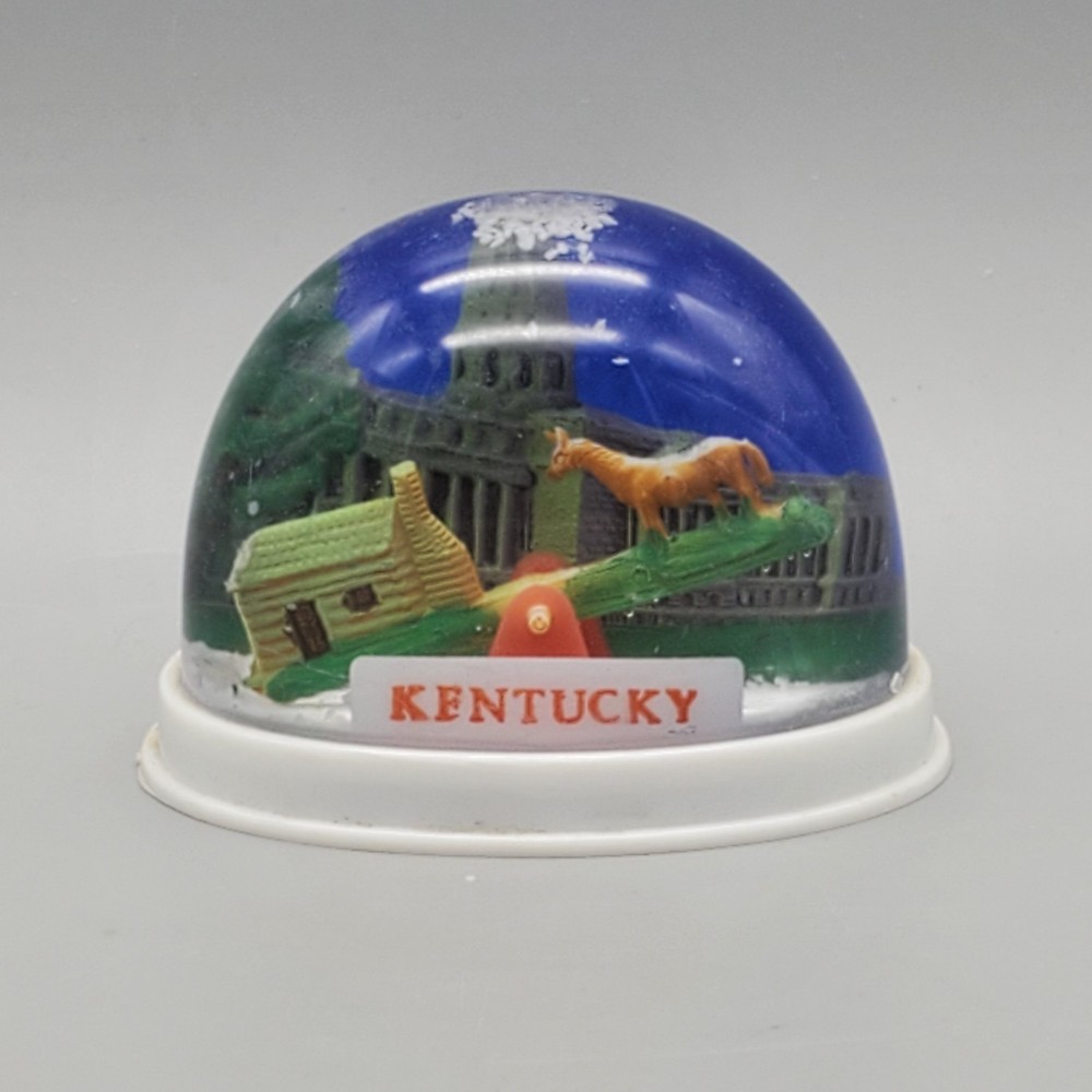Vintage Kentucky Souvenir Snow Globe