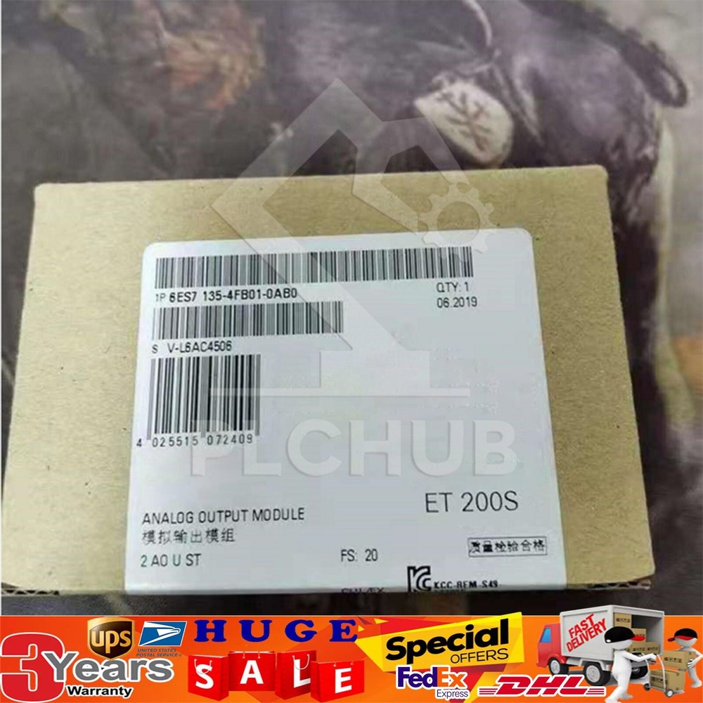 New Siemens 6ES7135-4FB01-0AB0 SIMATIC DP Electronics module 6ES7 135-4FB01-0AB0