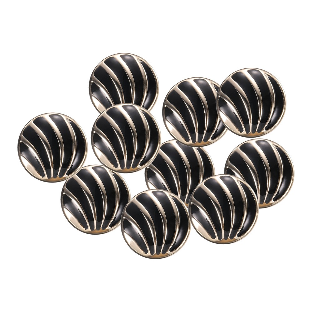 10pcs Gold White Pearl Buttons 21mm 0.39" Height Sewing Button Style M