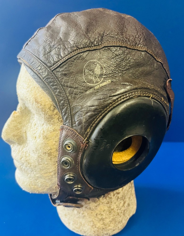 AAF TYPE A-11 INTERMEDIATE LEATHER FLYING HELMET-