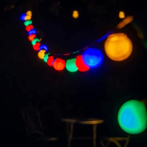 LED Colored Light Bulbs, E27 Small Light Bulb, G45 1W LED Bulb, Multi-colored