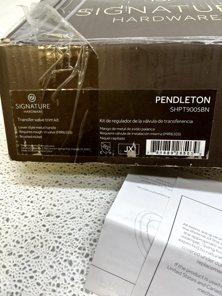 Signature Hardware Pendleton 6 Function Diverter Valve Trim - Less Valve 449832