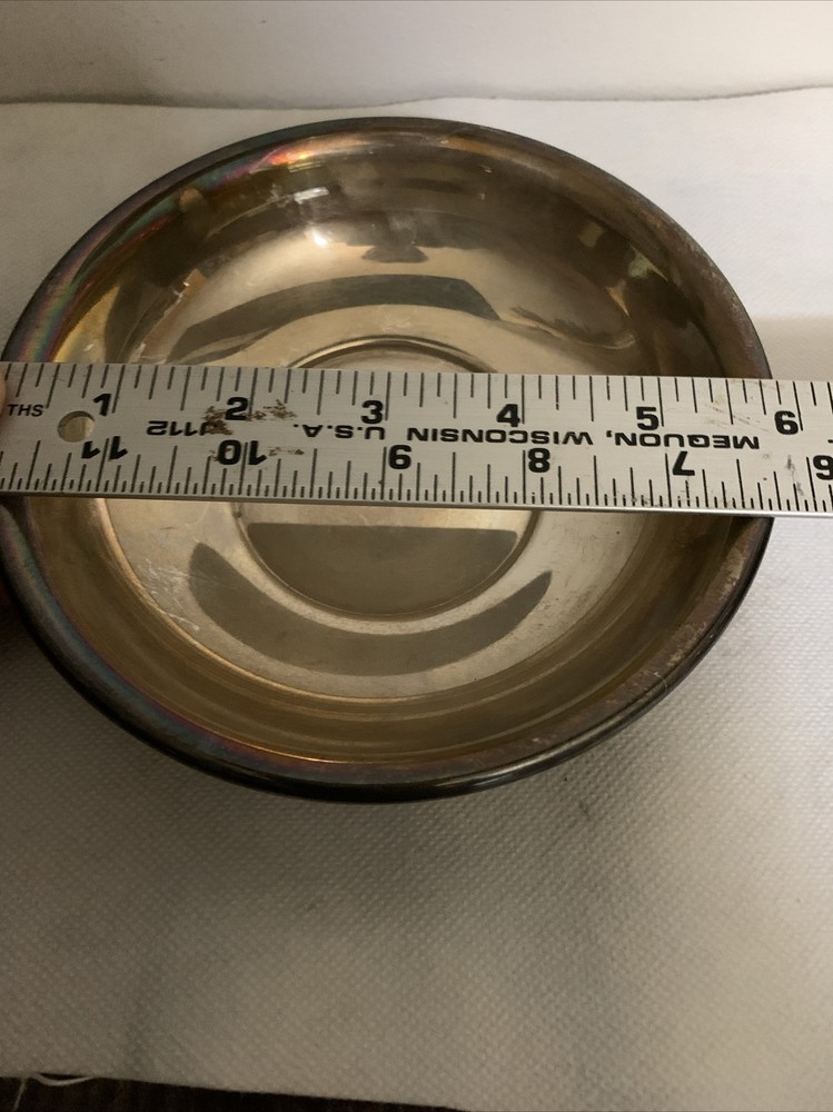Wallace Silver Plate Bowl Tray 6”