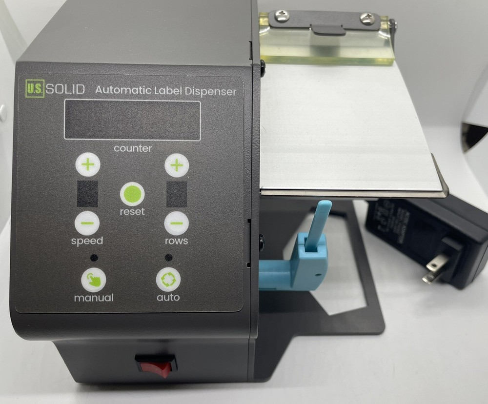U.S. Solid Automatic Label Dispenser USS-LD00022-80 *NEW* MISSING PARTS