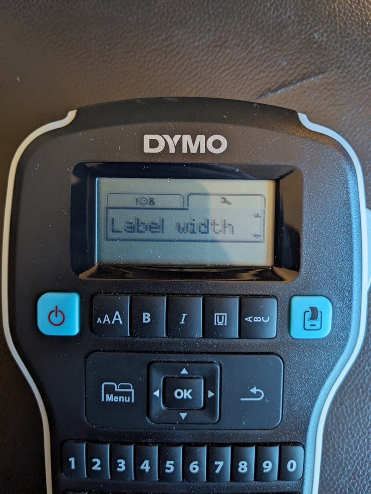 DYMO LabelManager 160 Handheld Label Maker Tested Working LCD QWERTY