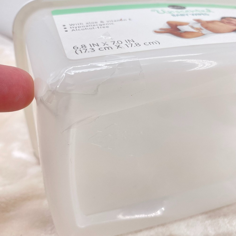 Publix Baby Wipe Container Plastic Full Size Pop Up Refillable Empty