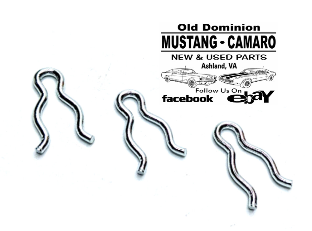 1965-1973 Mustang Front Parking Brake Cable Retainer Clips