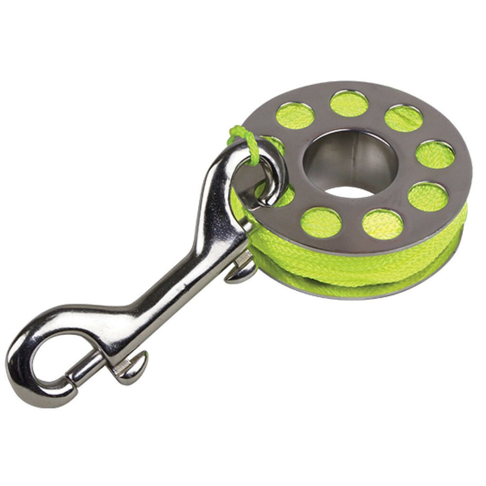 Scuba Max 75 ft Line Nylon Dive Reel With Brass Clip