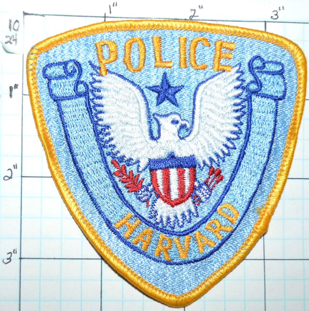 MASSACHUSETTS, HARVARD POLICE DEPT VINTAGE PATCH