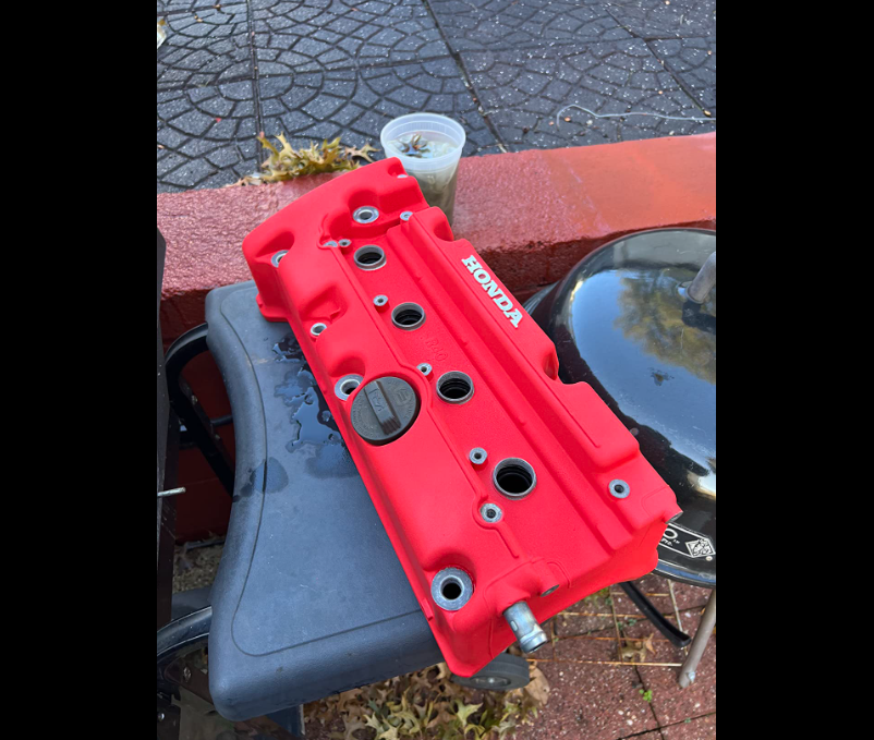 Valve Cover Wrinkle Red Coating Engine Enamel Headers Exhaust Spray Paint 2 Cans