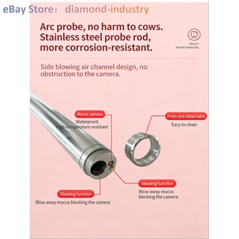 Visual insemination gun and inseminator for cattle Artificial insemination tools