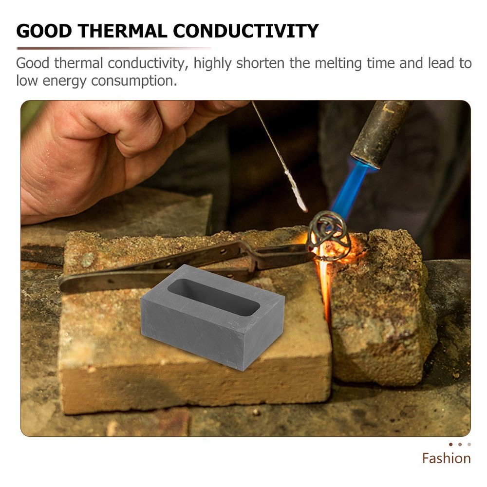 Graphite Ingot Mold for Casting Metal Gold Silver Copper Alloy Refining