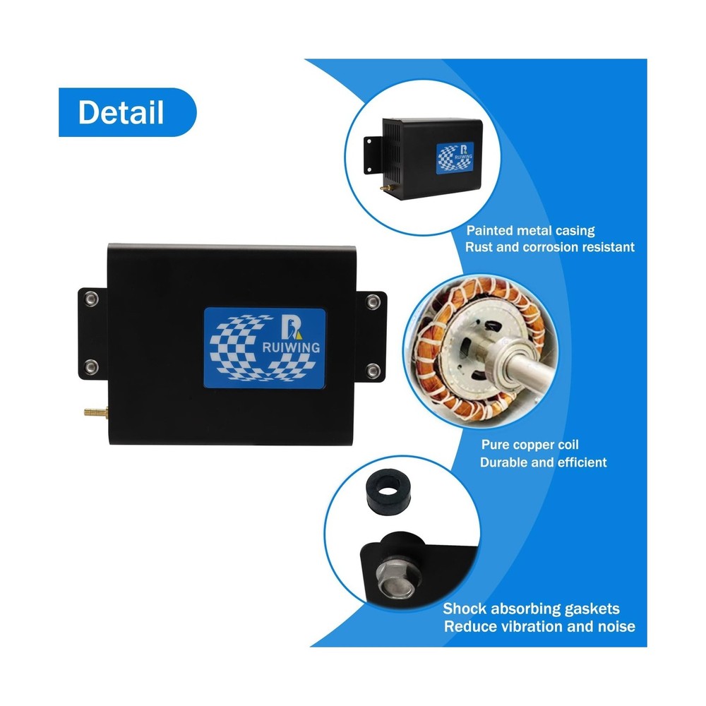 Air Bag Compressor Kit, On Board Air Compressor System with Air Ride Compress...