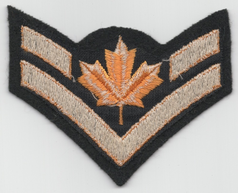 Canadian Armed Forces Master Corporal Stripes Chevron Patch Single