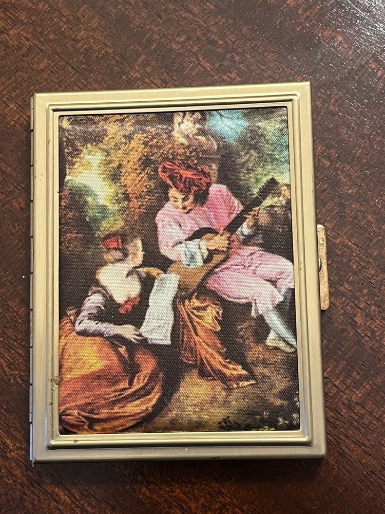 Vintage Compact Pocket Photo Case